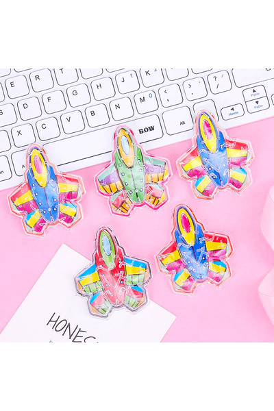 Choice ٢٤ قطعة من ألعاب متاهة مسار الطائرة الشفافة الصغيرة، هدايا لحفلات أعيا...