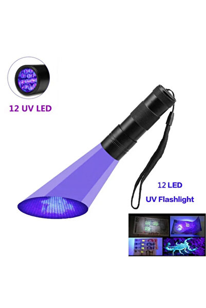 Choice مصباح يدوي محمول مزود بـ 12 مصباح LED للأشعة فوق البنفسجية و100 مصباح ...