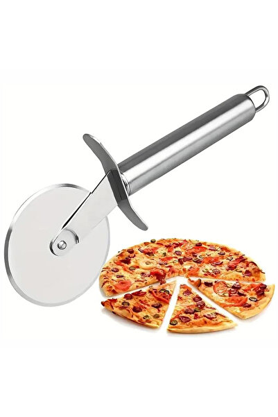 Choice 1pc Stainless Steel Kitchen Pizza Cutter Wheel Server Tools Mooncake S...