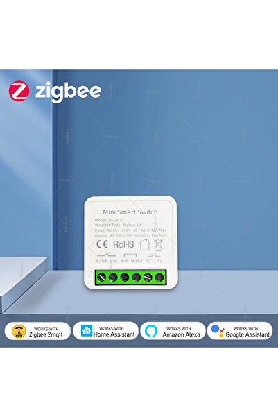 Choice Mini ZigBee 3.0 Smart Switch Module 16A 2 Way Control Smart Home DIY L...