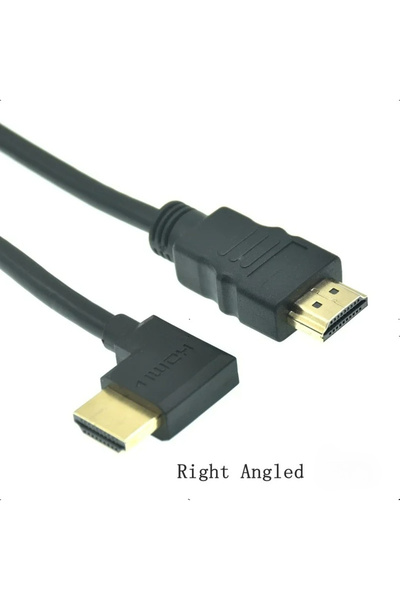 Choice كابل تمديد عالي الدقة 0.3 متر، ذكر يمين، إلى HDMI متوافق، ذكر A، أسفل،...