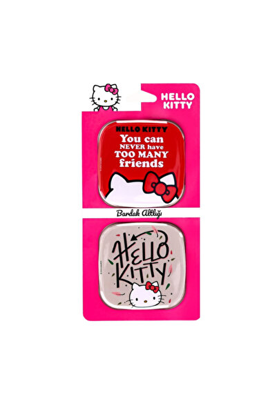 GiFi Kuromi & Hello Kitty Licensed 2-Piece Coaster Set