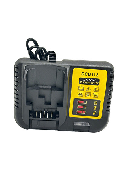 Choice شاحن بطاريات ليثيوم أسود اللون بقوة 2 أمبير DCB112 من الاتحاد الأوروبي...