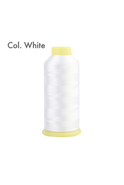 Choice White 5000m 40WT Polyester Embroidery Thread For Brother Singer Janome...