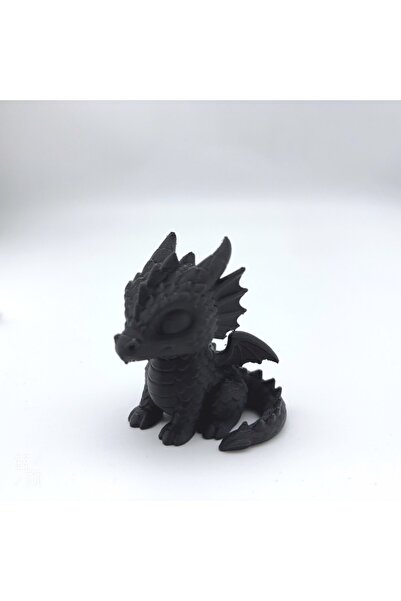 Choice تمثال تنين أسود صغير، تمثال تنين مطبوع ثلاثي الأبعاد، زينة تنين، متعدد...