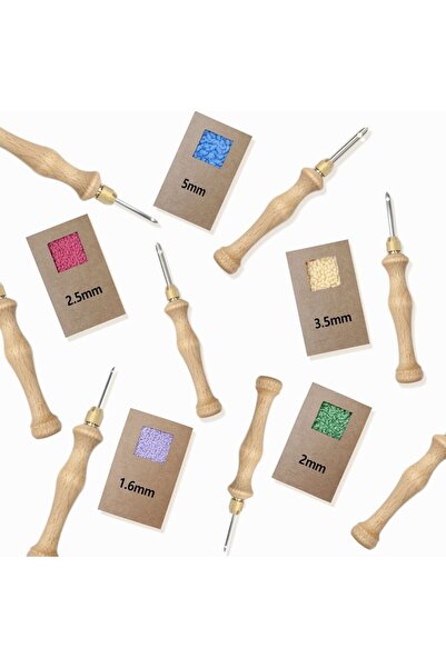 Choice مجموعة أقلام تطريز قابلة للتعديل، أدوات نسج إبرة اللكمة للحرف اليدوية ...