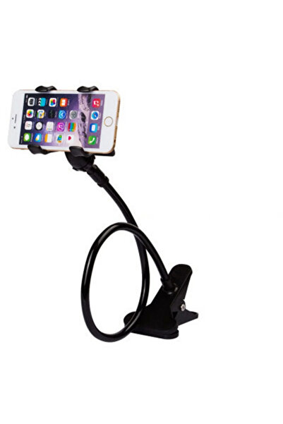 Choice black Universal Long-Arm Phone Holder – Adjustable Bedside & Desk Moun...