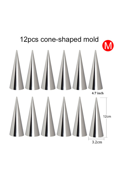 Choice 12 قطعة ZXNJS M 6~24 قطعة قالب مخروطي/أنبوبي مائل من الفولاذ المقاوم ل...