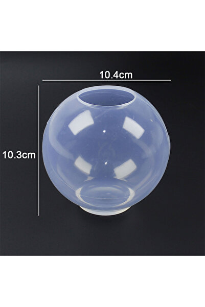 Choice 104x103mm 1PC 20-100mm Ball Shape Silicone Mold 3D Planet Ball Epoxy R...