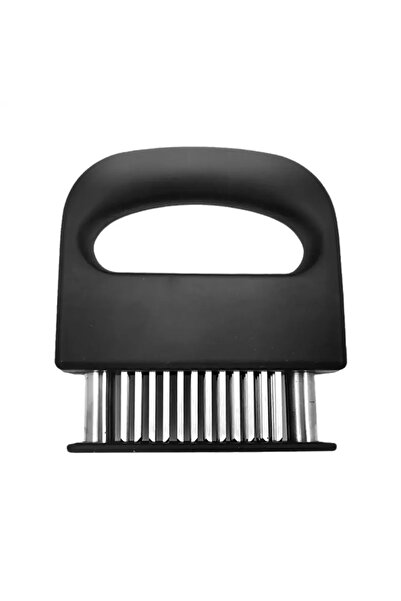 Choice مطرقة لتطرية اللحم بإبرة من الفولاذ المقاوم للصدأ الأسود مع مقبض مريح ...