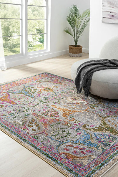 SEYRAN HALI ESKİTME DESENLİ MON800 MODERN SALON HALISI OTURMA ODASI HALISI