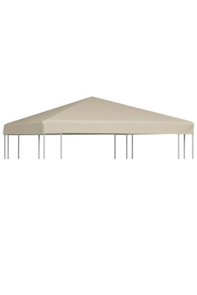 vidaxl Gazebo Top Cover 310 g/m² 3x3 m Beige