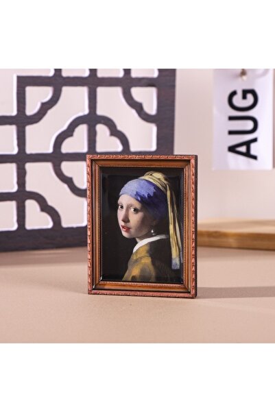 Choice Meisje met Parel Wooden Frame Fridge Magnets World Famous Paintings (S...