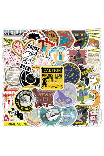 Choice ملصقات متعددة الألوان، 52 قطعة، بتصميمات كرتونية لرجال الشرطة، تُستخدم...