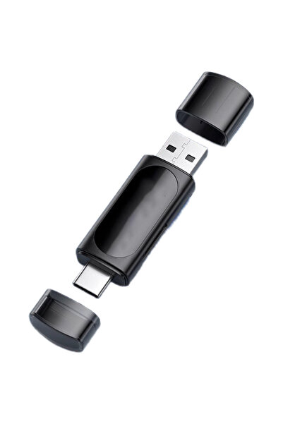 Choice black USB/Type-C All-in-One Card Reader TF/SD Memory Card OTG Converte...