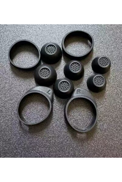 Choice مجموعة واحدة من أطراف الأذن البديلة السوداء المختلطة، خطافات الأذن، سم...