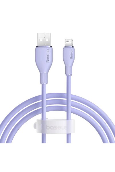 Baseus 1.2 m U to iP Purple 2.4A Fast Charging USB Cable TPE for iPhone 14 13...