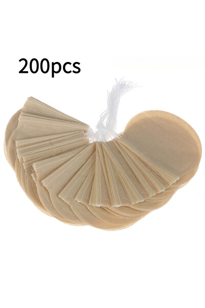 Choice1 200pcs 100/200pcs Tea Bag Teabags Biodegradable Paper Drawstring Eco-...