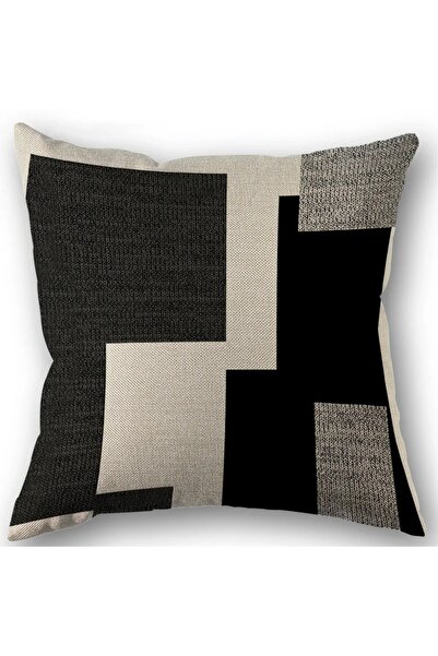 Choice 450 × 450 مم، 04، 45 × 45 سم، غطاء وسادة ناعم مزخرف بنقوش هندسية تجريد...