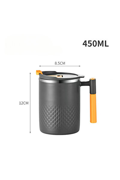 Choice 450ml A 450ml Double Wall Stainless Steel Coffee Mug Heat-Resistant & ...