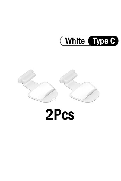 Choice 2 سدادة بيضاء من النوع C، 6 قطع، سدادة مقاومة للغبار لمنفذ شحن USB، سد...