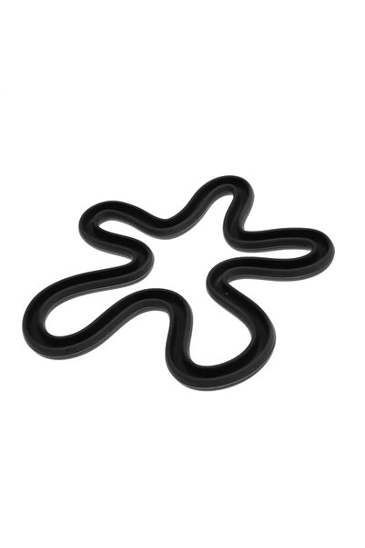 Choice5 16.5X16.5X0.9cm 1PC Black 1PCS Geometrical Heat Resistant Silicone Ma...