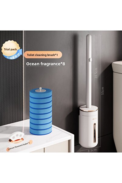 Choice فرشاة تنظيف مرحاض للاستخدام مرة واحدة، منزلية، لا توجد بها زوايا مسدود...