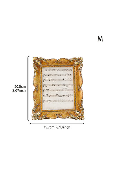 Choice 4cheng6 1pc European Style Vintage Gold Lace Decoration Photo Frame fo...