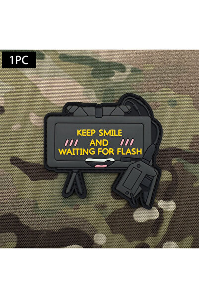 Choice رقعة شارة لغم أرضي رمادية اللون، شارة معنوية تكتيكية، مصنوعة من مادة P...