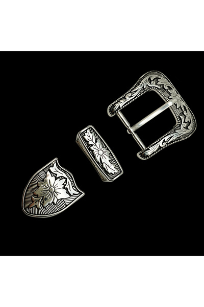 Choice1 إبزيم حزام معدني فضي عتيق الطراز الأوروبي والأمريكي، مقاس 25 مم، مزين...