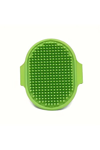 Choice one size green Soft Dog Brush Comb Cat Bath Brush Glove Hair Fur Groom...