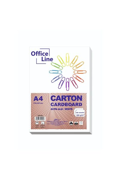 Officeline Carton alb satinat A4 300g