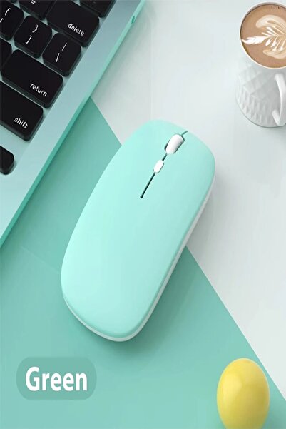 TEKNETSTORE Macbook/Huawei/Samsung Uyumlu Şarj Edilebilir Sessiz Mouse Wifi K...
