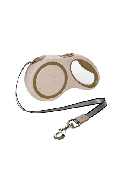 Choice حبل مقود قابل للسحب للكلاب الكبيرة، بني اللون، بطول 8 أمتار، قابل للتع...