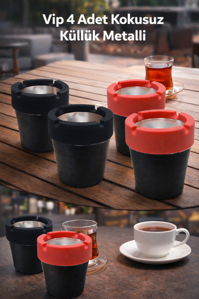 Vip Home Concept Market Ürünleri Metal Odorless Ashtray Home Car Auto Ashtray...