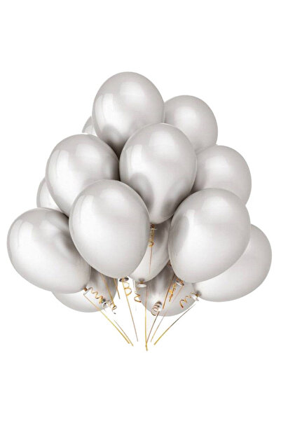 Generic 100 piece Silver Latex Decorative 12inch Balloon Wedding Birthday Par...