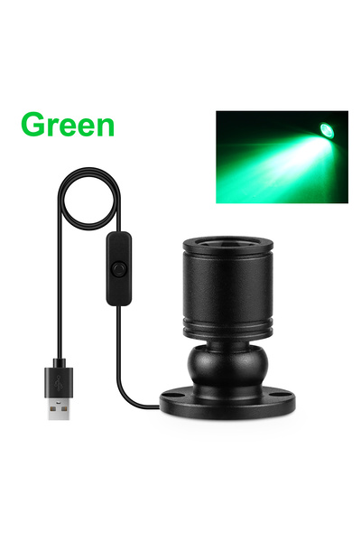 Choice Black Shell-Green Rotatable Small Spot Light 1W Mini LED Spotlight 5V ...