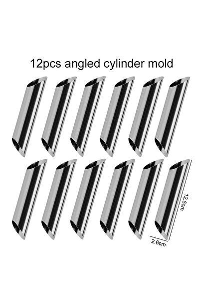 Choice 12 قطعة XKTGYJS 6~24 قطعة قالب مخروطي/أنبوبي مائل من الفولاذ المقاوم ل...