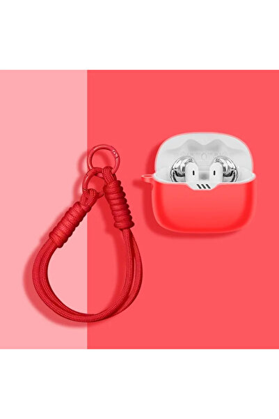 Choice غطاء سماعات أذن أنيق باللون الأحمر من JBL TUNE BEAM2، متوافق مع سماعات...