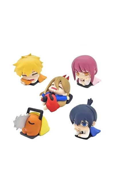 Choice 5 قطع من مجسمات شخصيات رجل المنشار، دينجي آكي النائم، ديكورات كاواي، م...