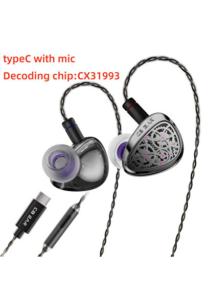 Choice سماعة أذن سلكية KBEAR Tourbillon-Pro TB-PRO مزودة بشريحة ميكروفون من ا...