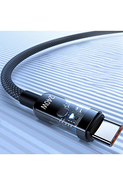 Choice كابل بيانات عالي السرعة من النوع C إلى USB-A بطول 1.5 متر، أسود اللون،...