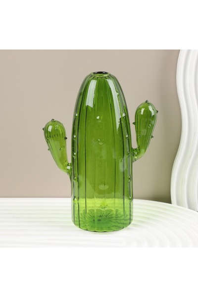 Choice مزهرية زجاجية ملونة B9265C، قطعة ديكور مكتبية، مزهرية صبار، وعاء زهور ...