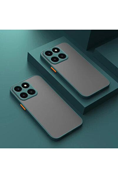 Choice جراب صلب شفاف غير لامع باللون الأخضر الداكن لهواتف Honor X8b و X9B و X...