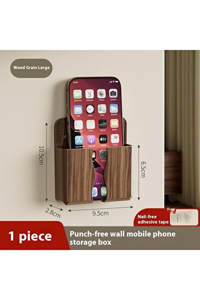 Choice A2 Adhesive Phone Charger Case and Remote Holder for Wall, Bathroom Or...