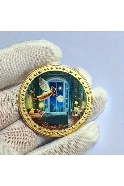 Choice مجموعة عملات جنية الأسنان الذهبية، هدية للحفلات، هدية عيد ميلاد، عملة ...