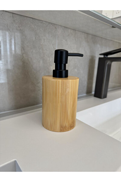 Choice soap dispenser 15oz bamboo Soap and Lotion Dispenser Bottle Bathroom A...