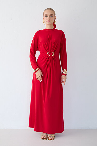 Melike Tatar Sandy Buckle Dress 68-6220