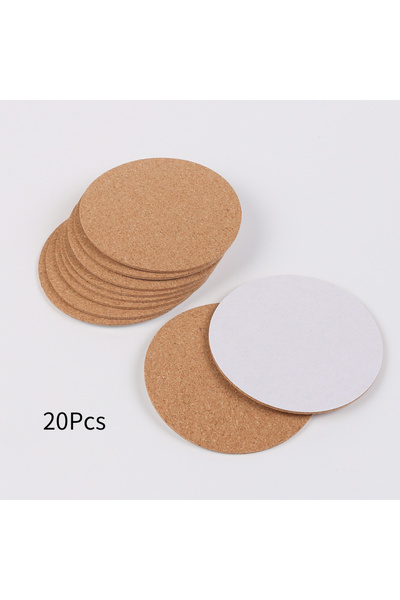 Choice ٢٠ قطعة، ١٠/٢٠/٥٠ قطعة، وسادات دائرية من الفلين ذاتية اللصق لأعمال الر...