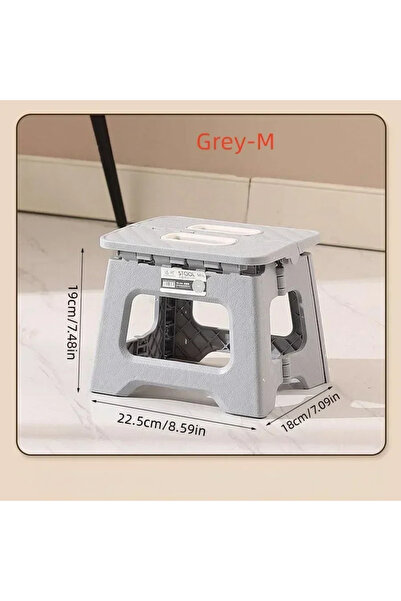 Choice كرسي قابل للطي محمول جديد رمادي اللون، مناسب للبالغين والأطفال، مصنوع ...